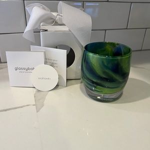 Glassybaby Limited Edition Hand-Blown Glass Votive "Thrive"